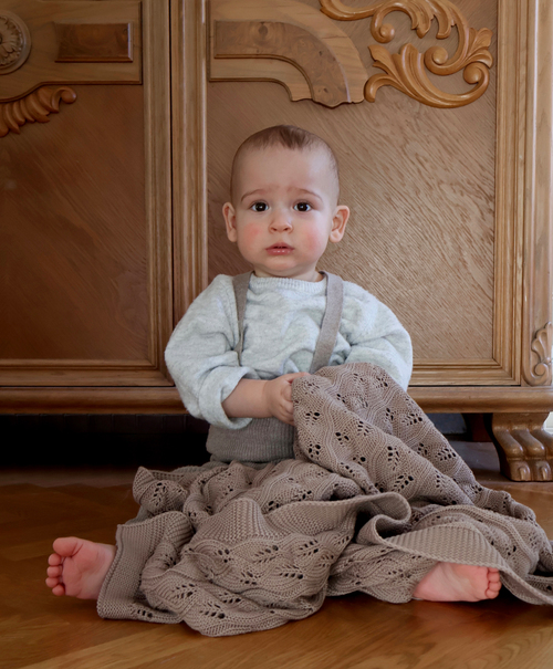 Vinter & Bloom Moment Decke EKO, Taupe Brown