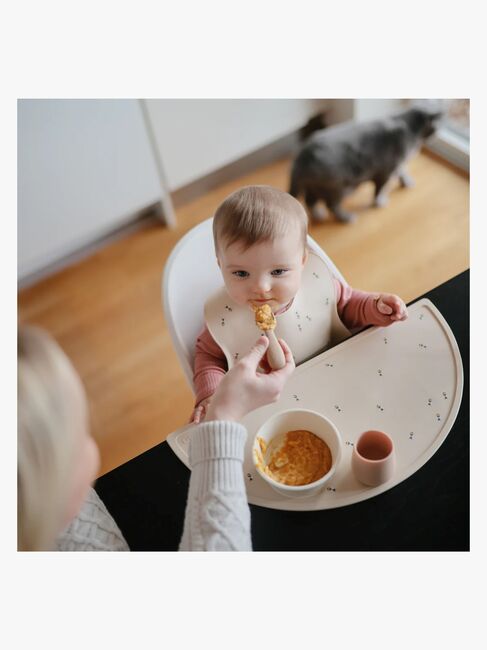 Mushie Tischset Silikon Bees, Beige