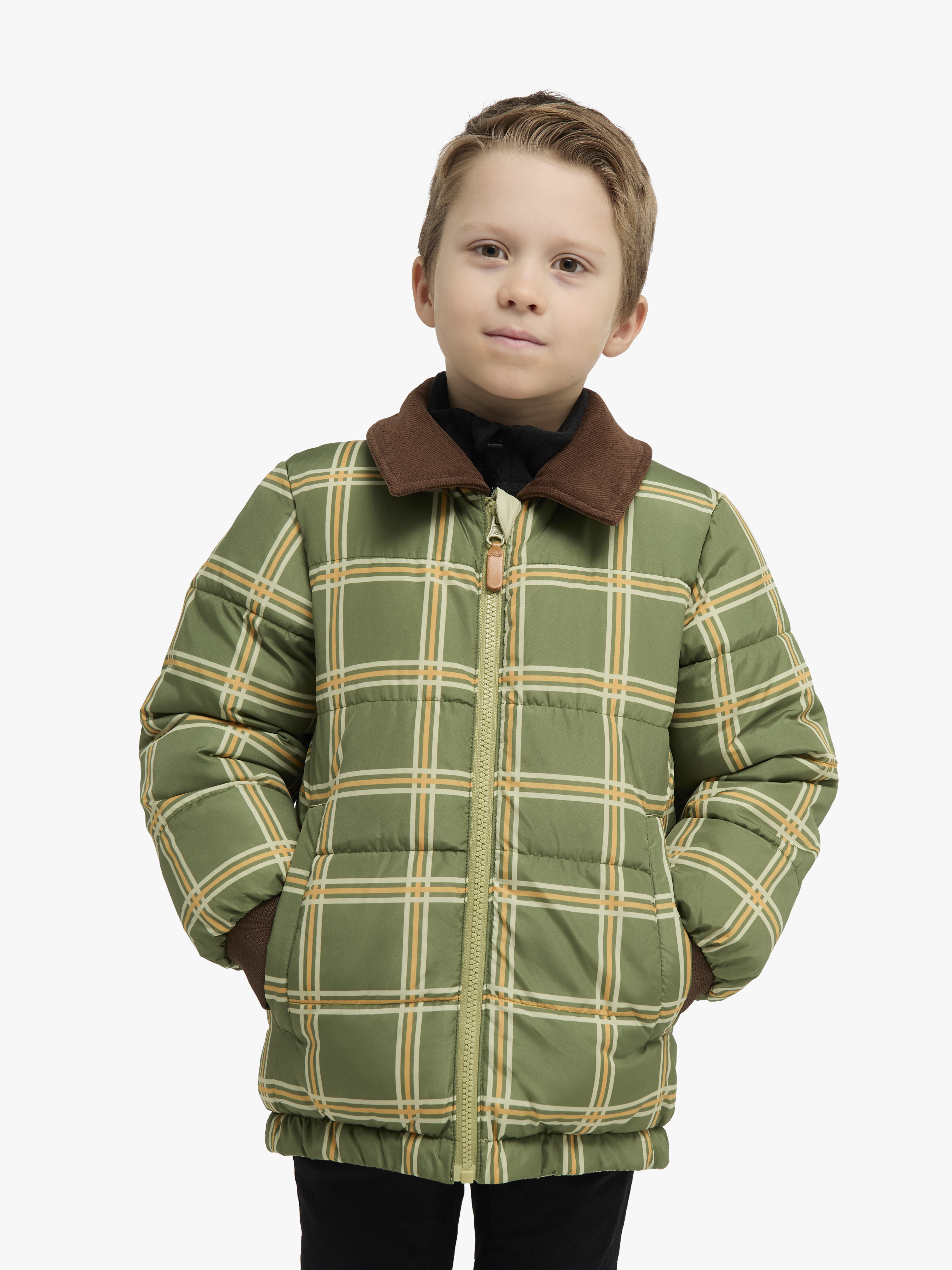 Nordbjörn Sjuhärad Wasserabweisende Wendbare Steppjacke, Lint, 110-116