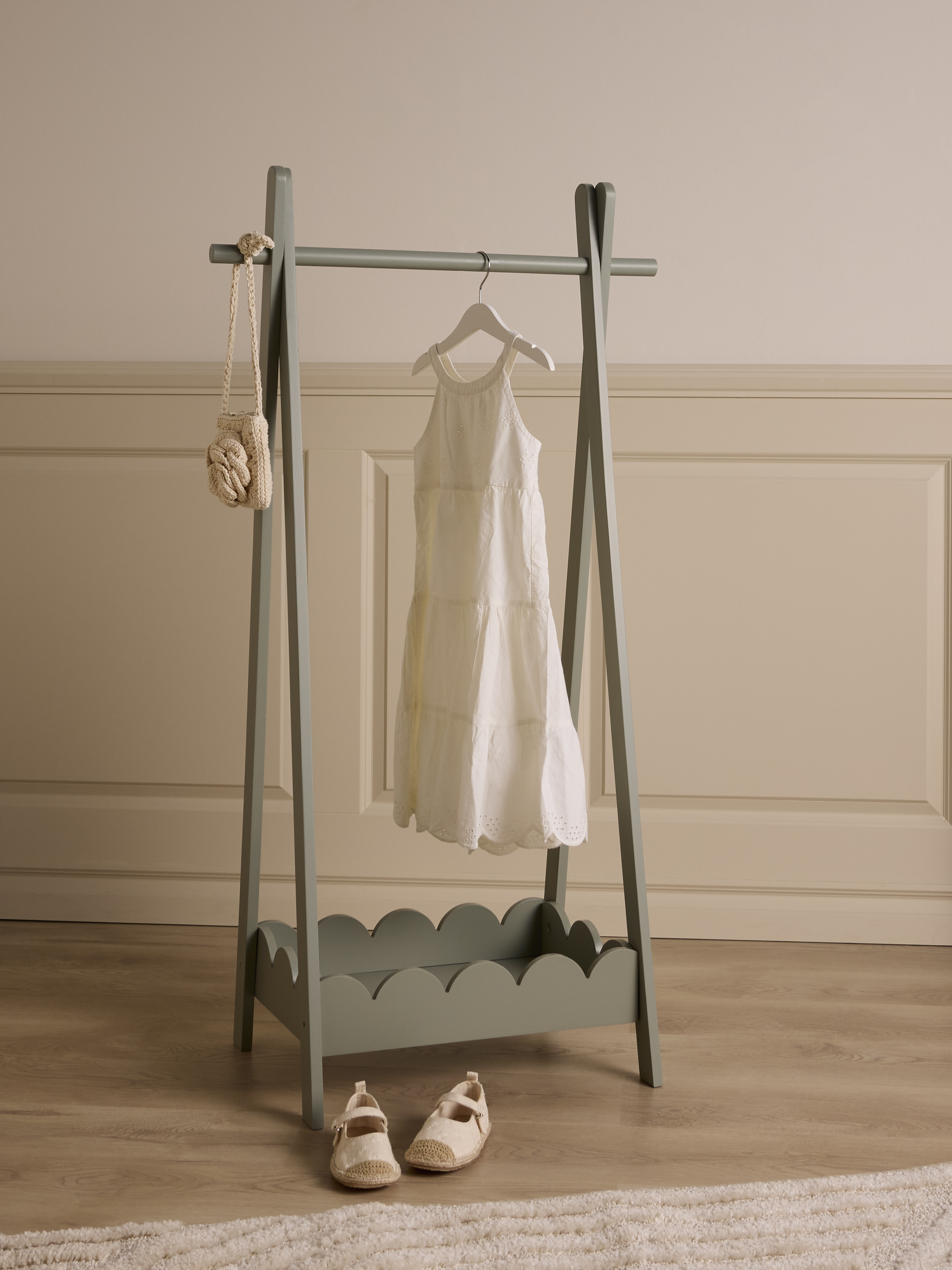Alice &  Fox Dune Garderobe, Sage, Kinderzimmerschrank, Kinderzimmer