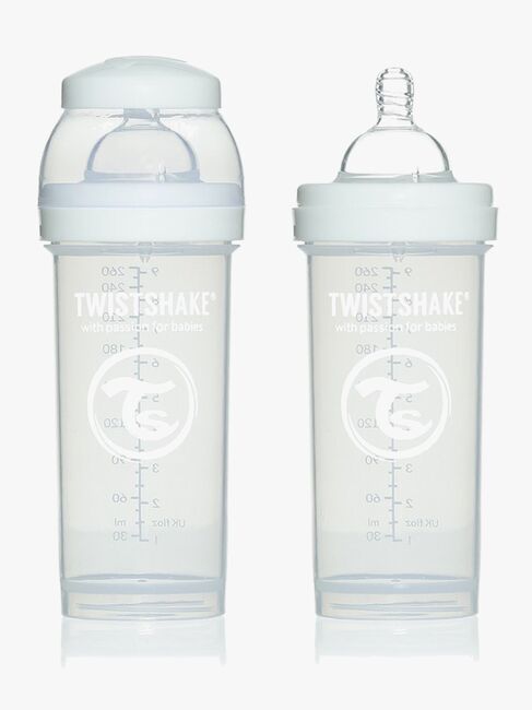 Twistshake Babyflasche Anti-Kolik 260ml, Weiß