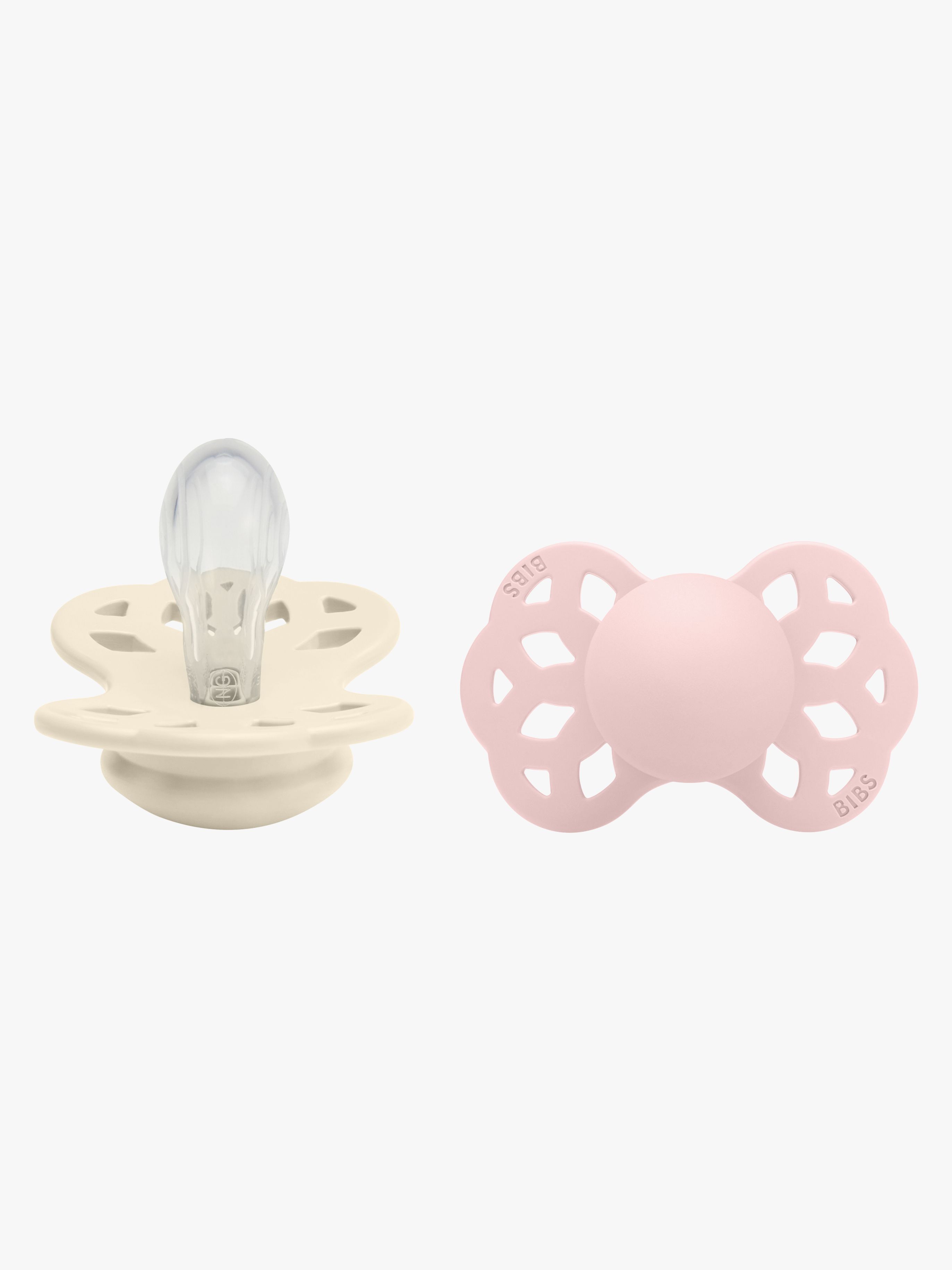 Infinity Schnuller 2er-Pack Gr. 1 Symmetrical, Ivory / Blossom