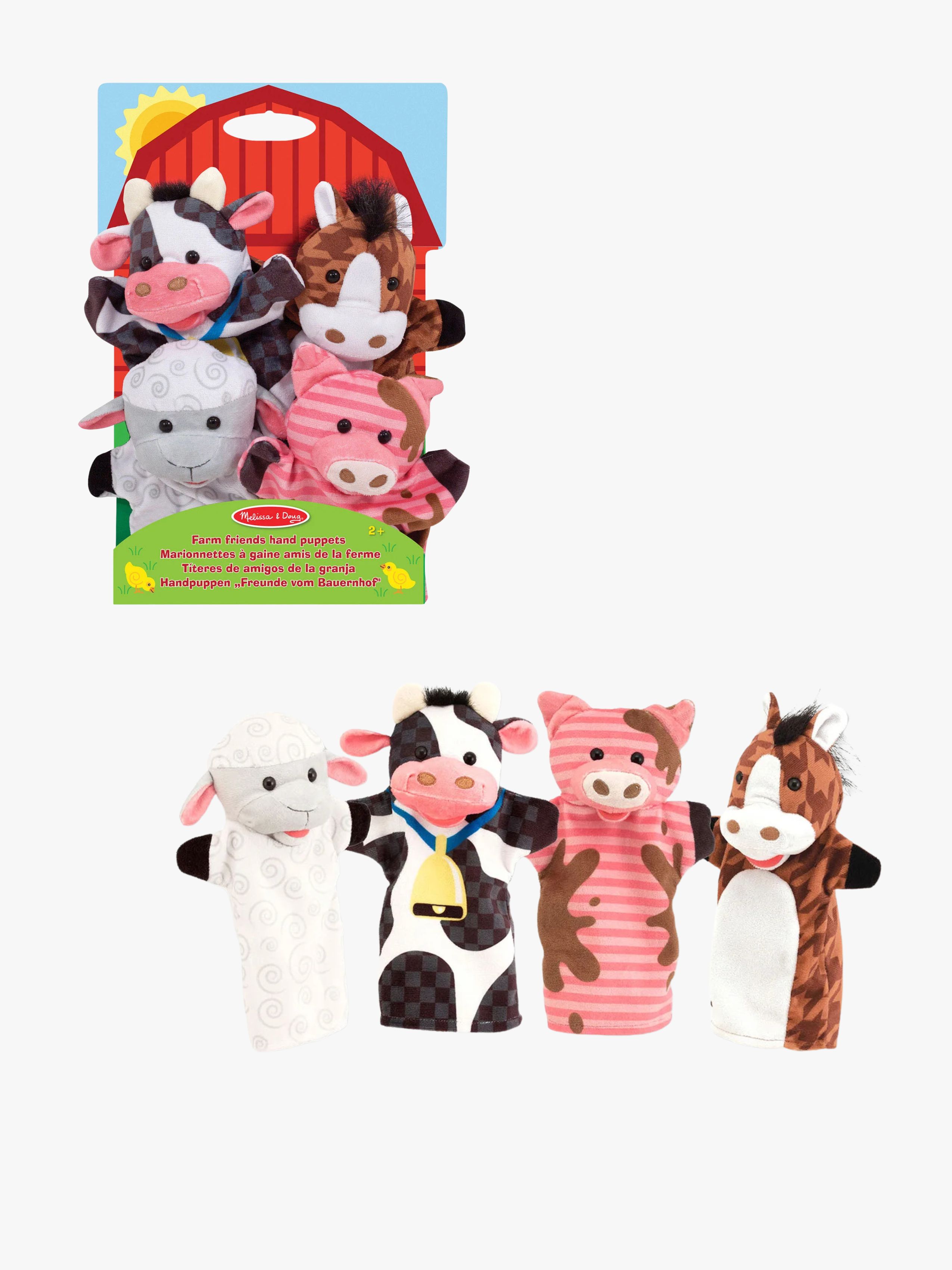 Melissa &  Doug Handpuppen Bauernhoftiere 4er-Pack
