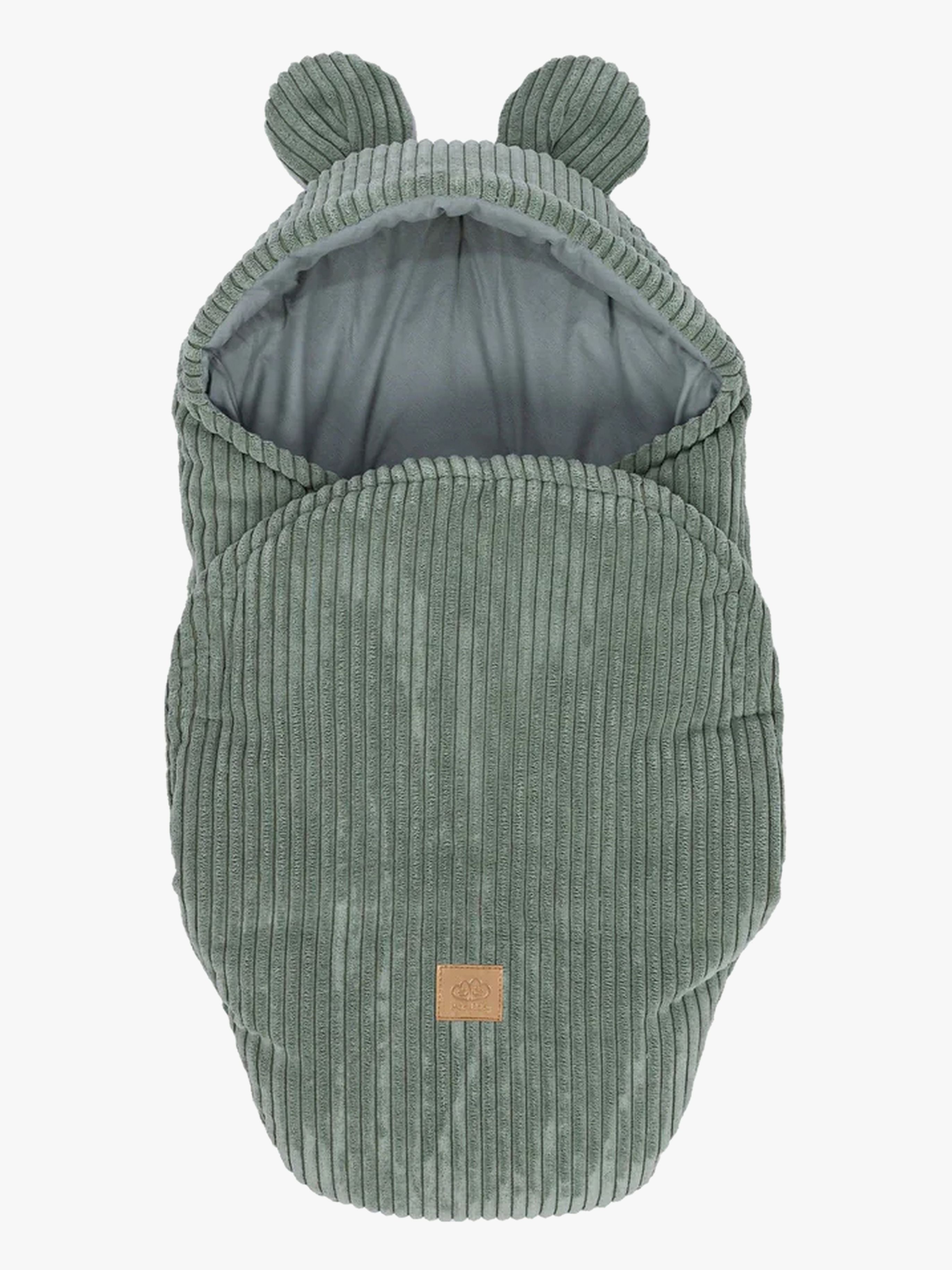 MeowBaby Aesthetic Pucktuch mit Bärenohren, Olive Green