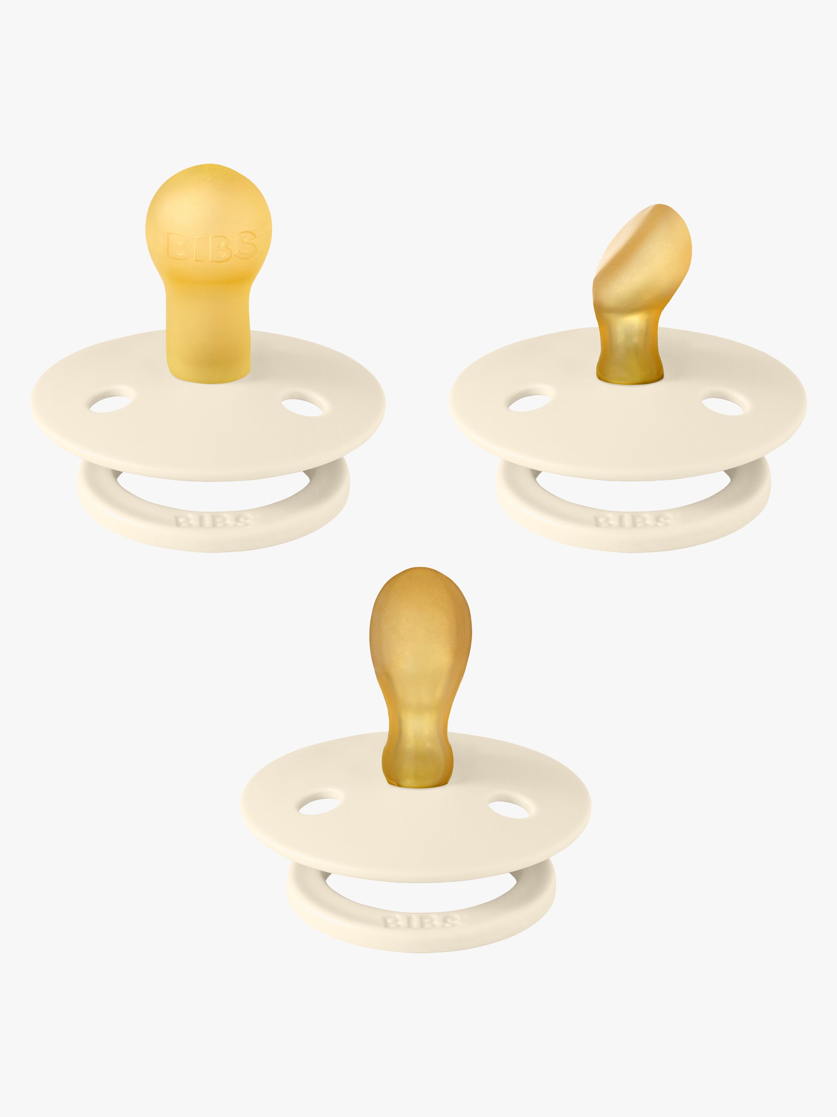 Try-it Colour Schnuller 3er-Pack Latex Gr. 1, Ivory