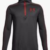 Under armour Tech 1/2 Zip Trainingsshirt, Charcoal Medium Heat