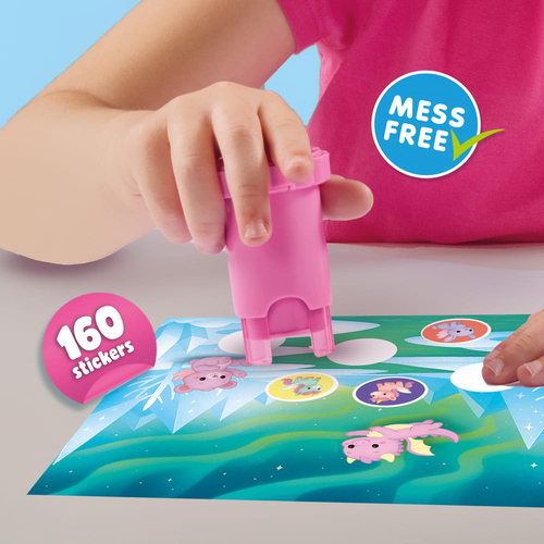 SES Creative Stempel mit Aufkleber Fantasietier