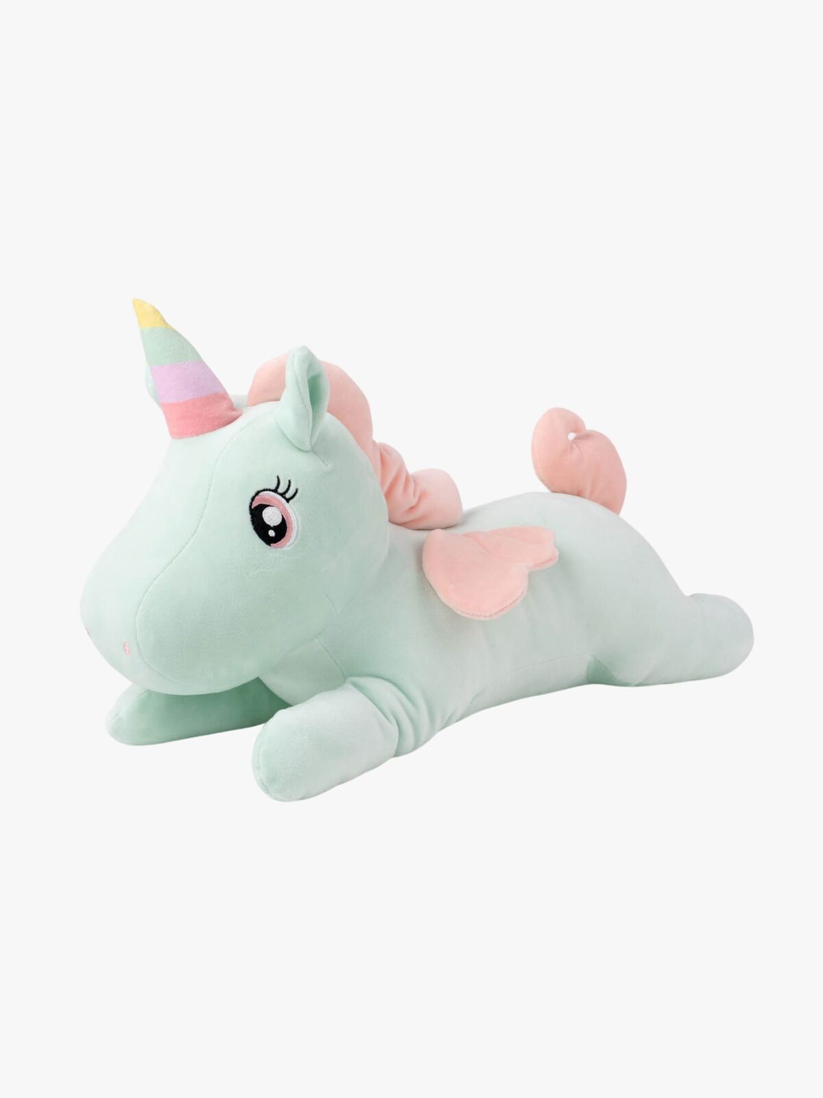 Teddykompaniet Plüschspielzeug Liegendes Einhorn 52 cm, Grün