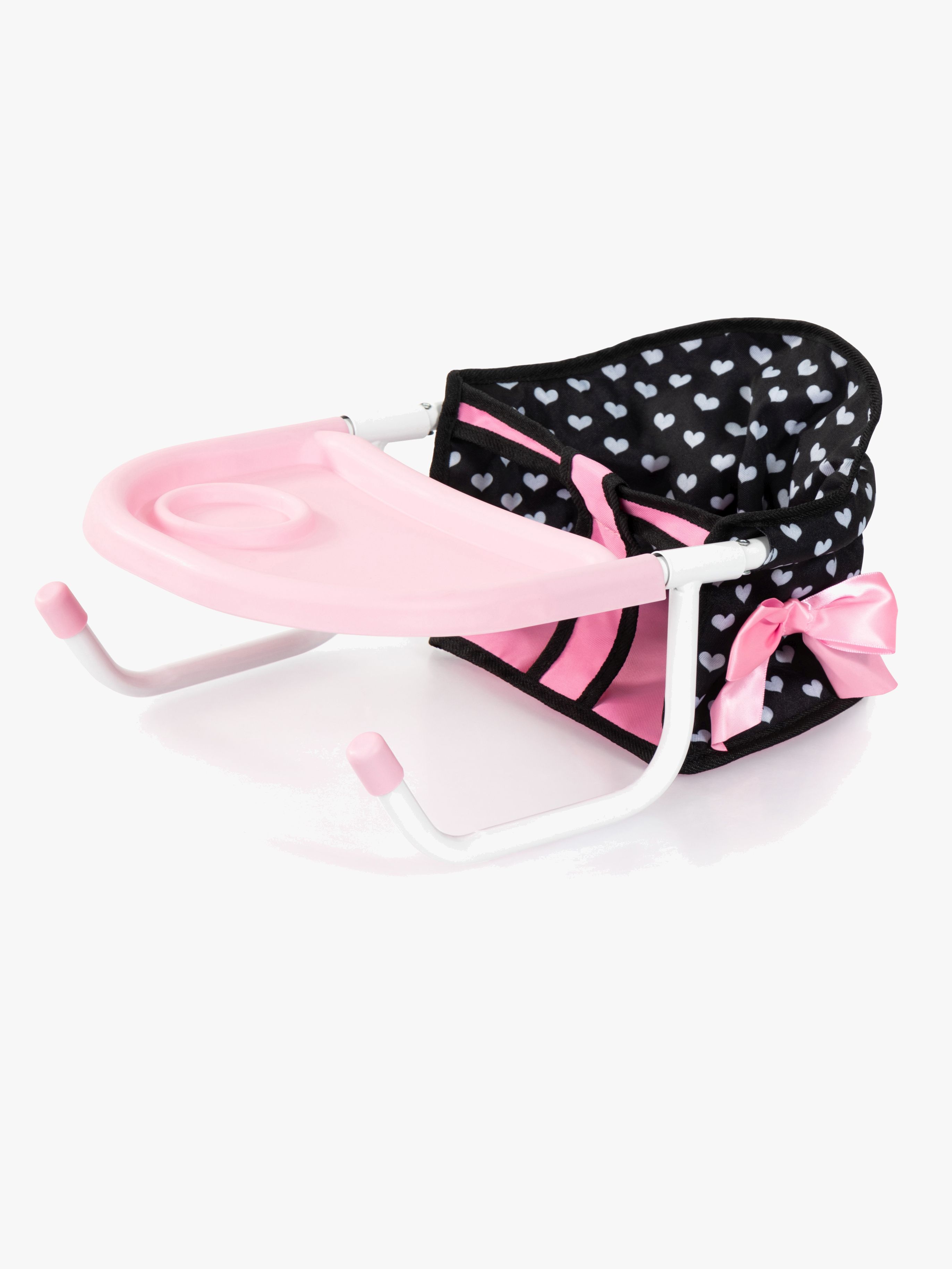 Bayer Design Tischsitz mit Tablett, Schwarz/Rosa