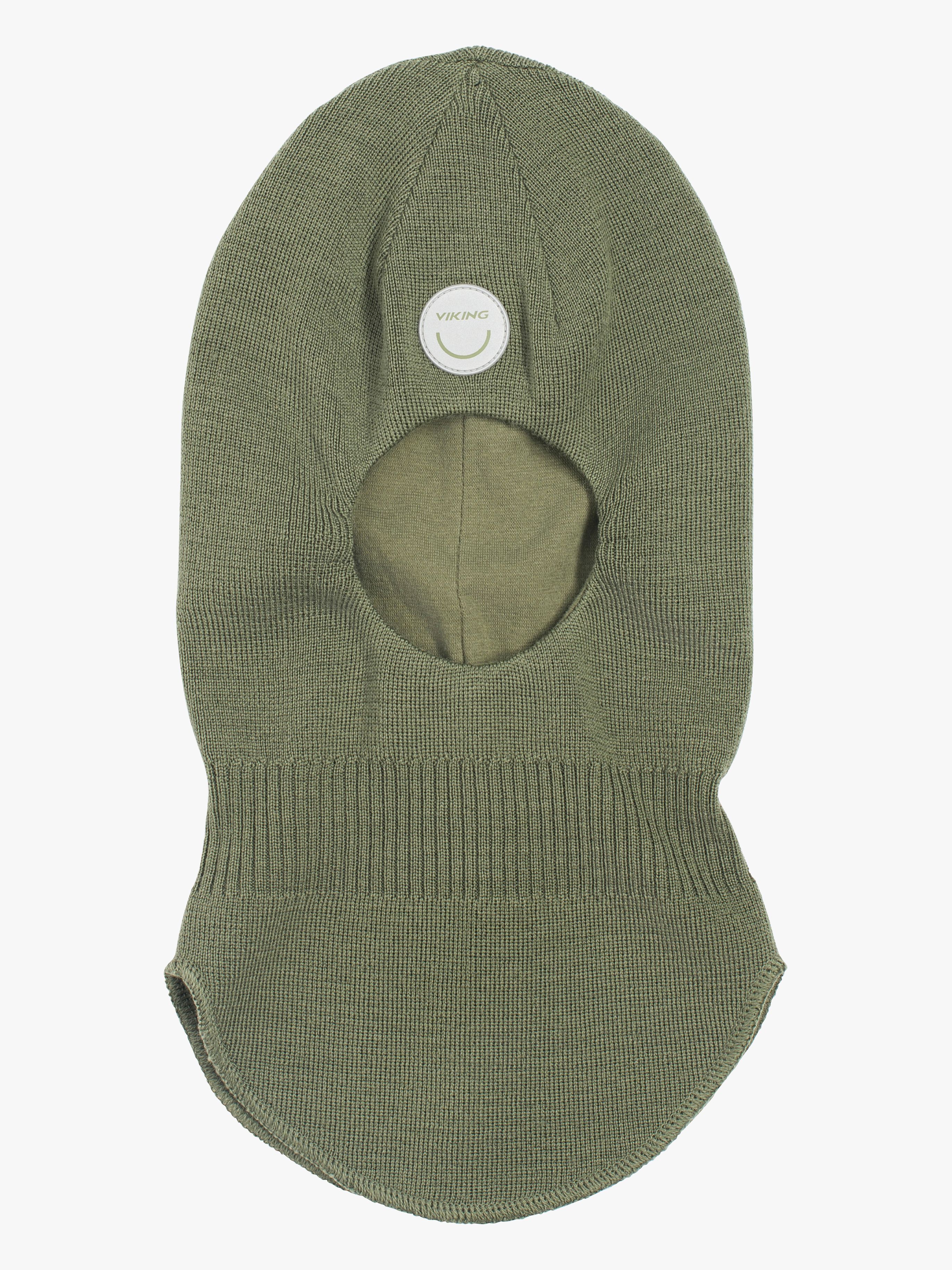 Viking Alv Schlupfmütze Merinowolle, Olive, 46