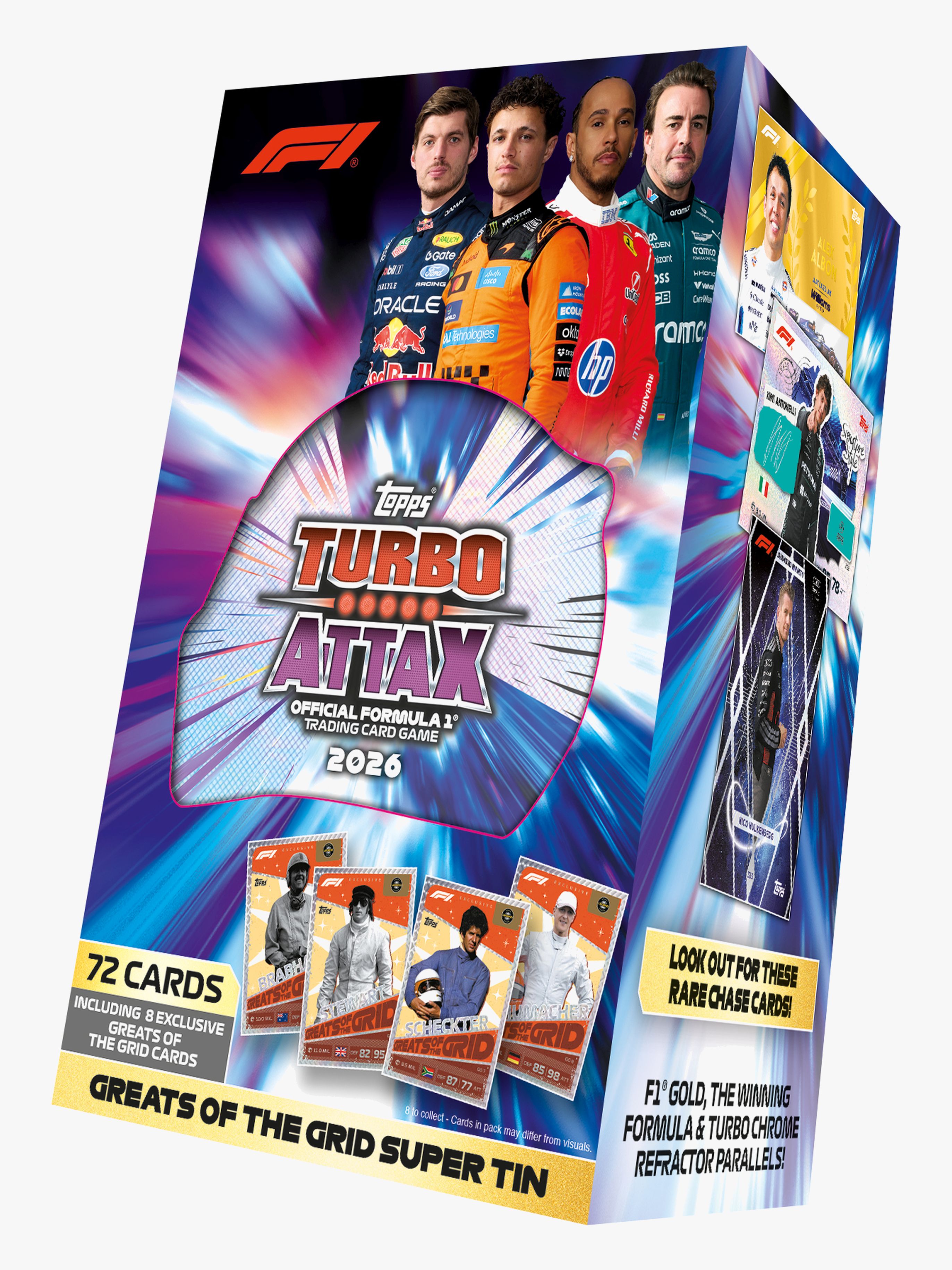 Turbo Attax Formula 1 Sammelkarte Super Tin