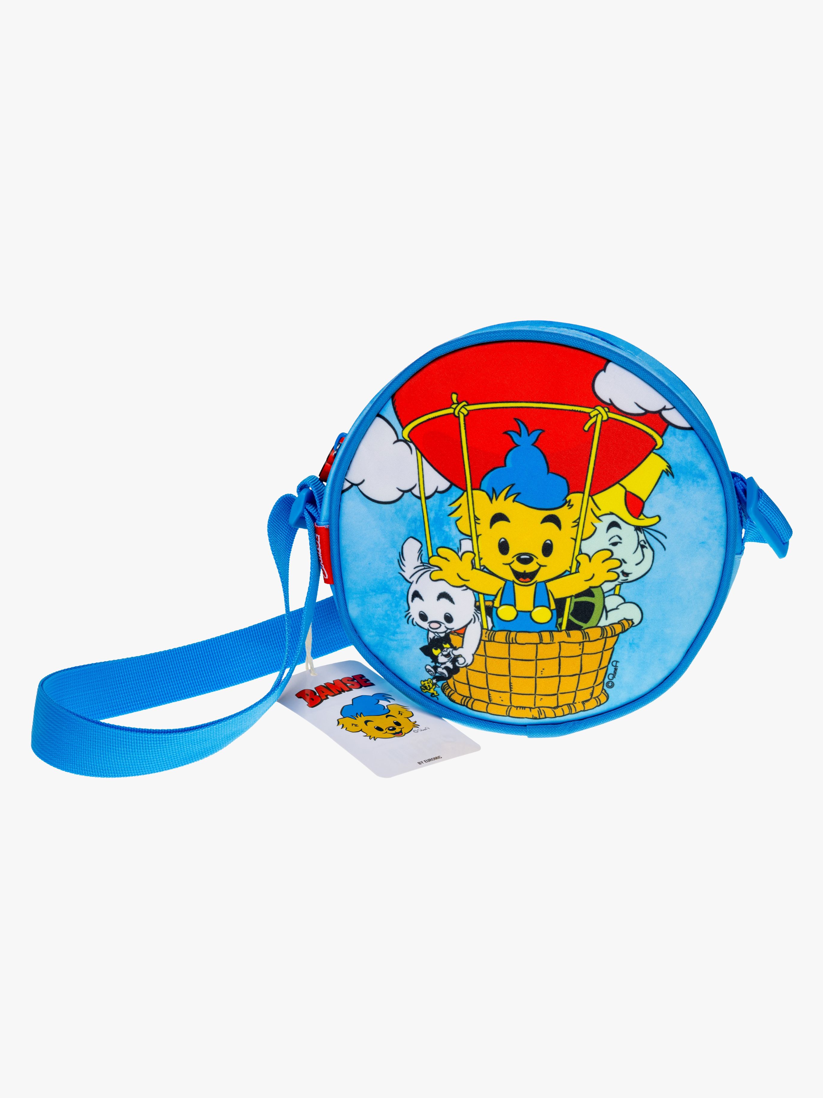 Runde Tasche, Blau