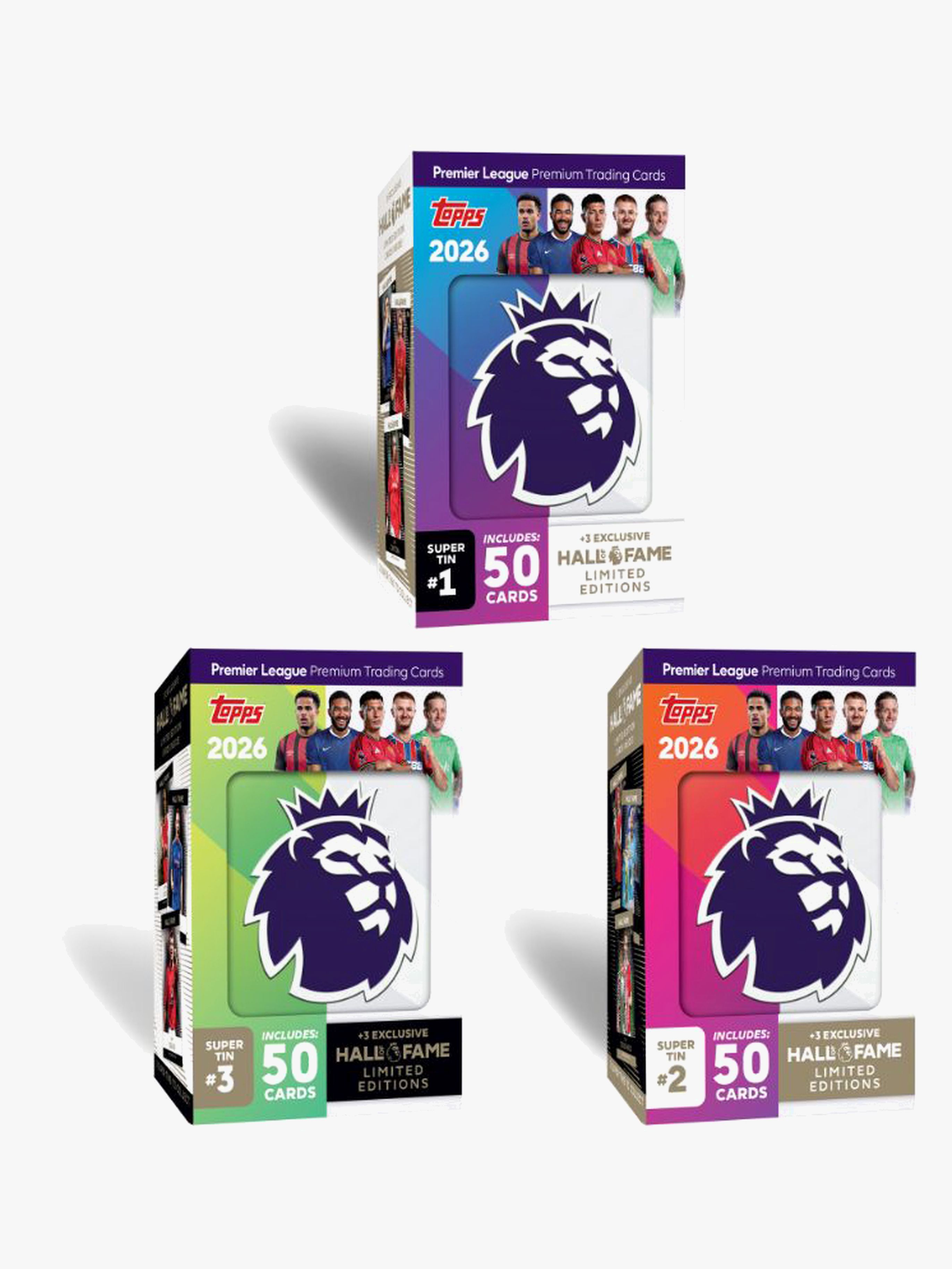 Topps Premier League Sammelkarten Starterset Super Tin 53 Teile