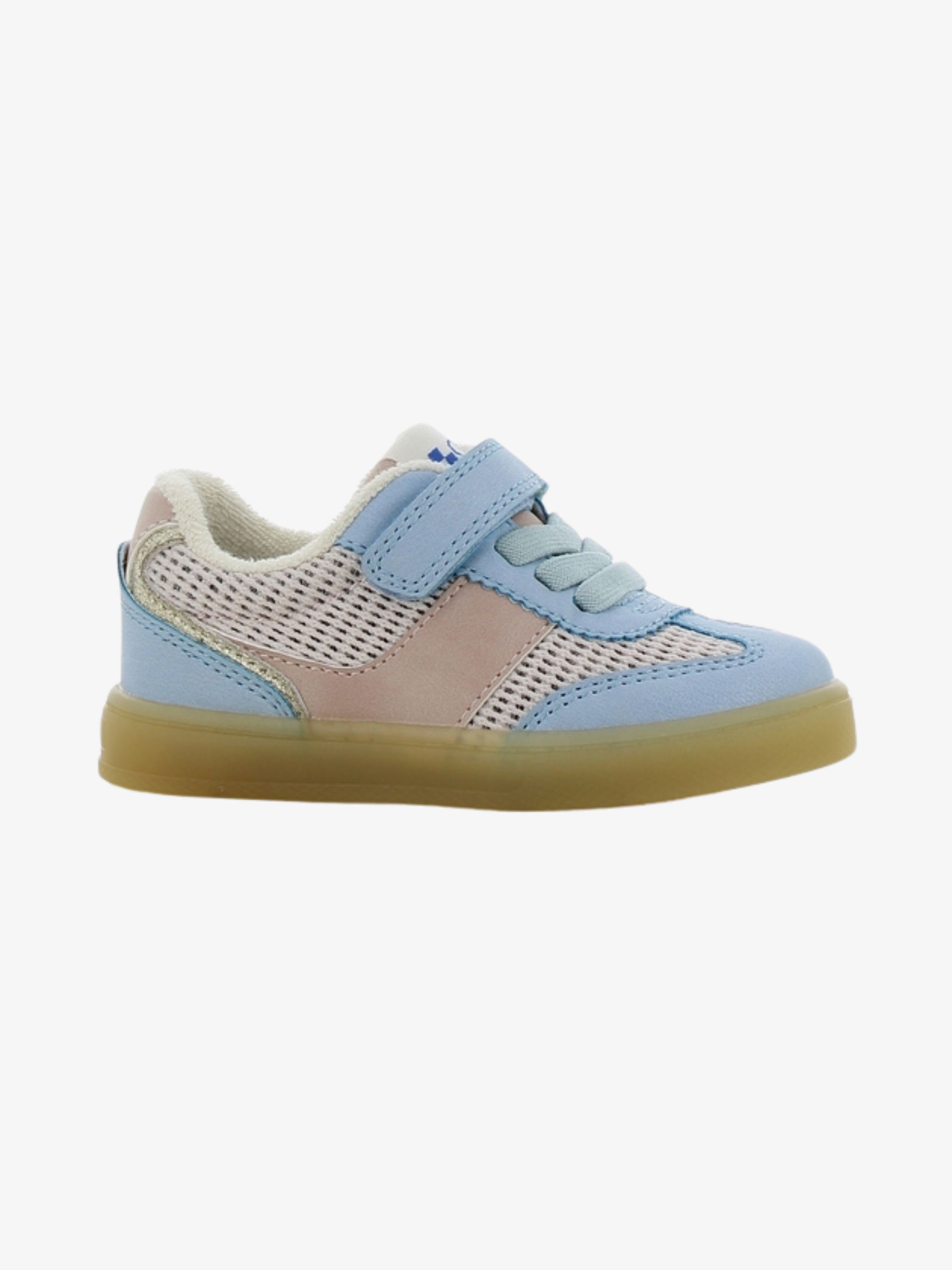 SJ Kinder Sneaker, Light Blue/Beige, 24, Kinderschuhe
