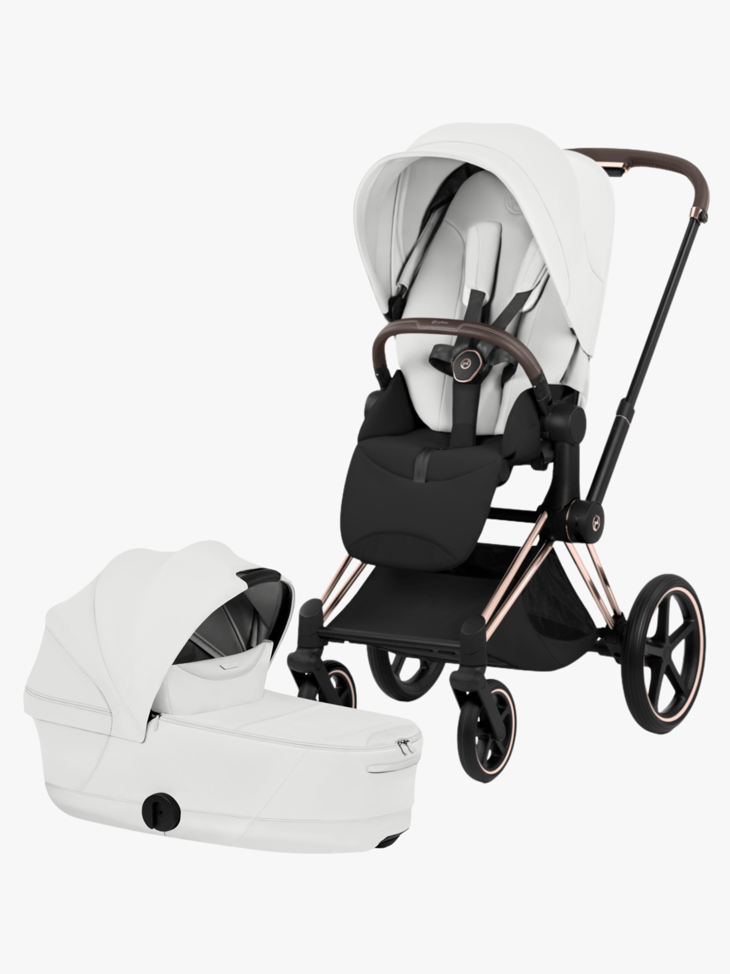 Cybex PRIAM Style Kombikinderwagen, Rosegold/Off White