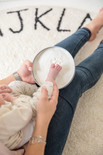 Tiny Love Babyprint Box Handabdruck Rund