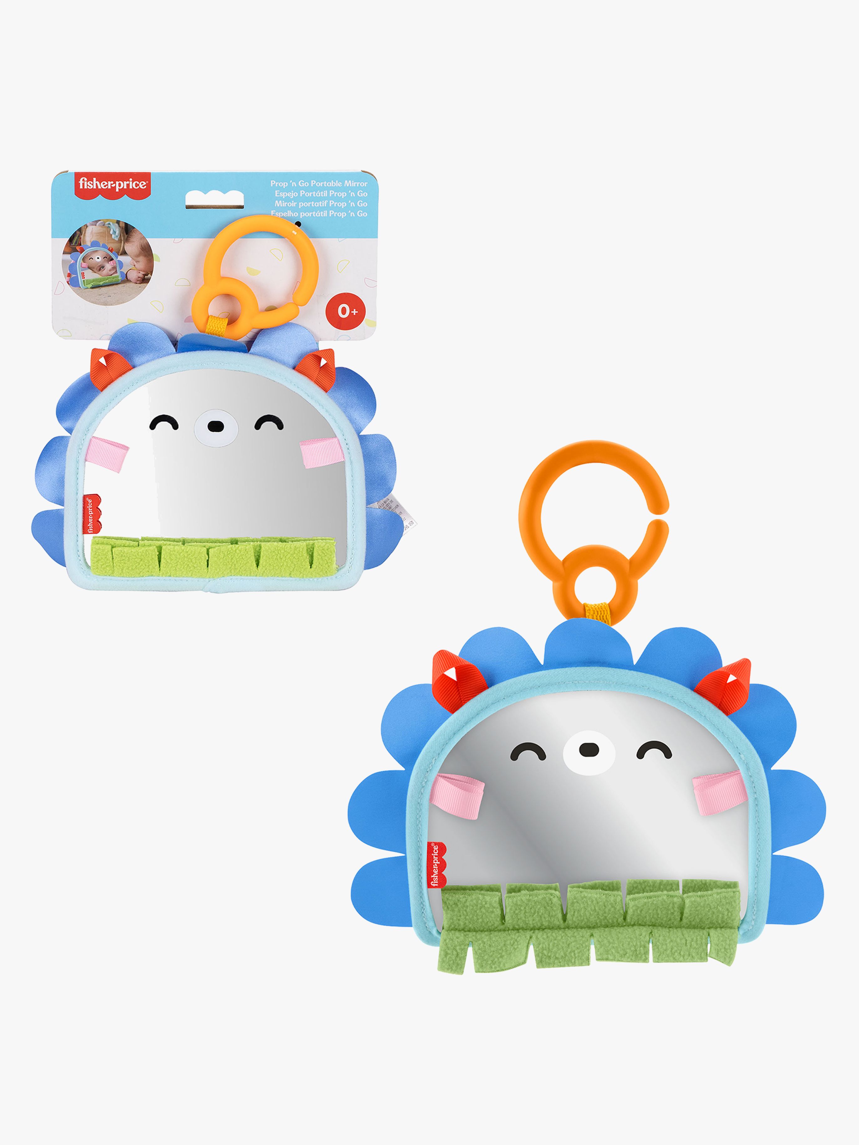 Fisher-Price Aktivitätsspielzeug Spiegel Igel, Babyspielzeug