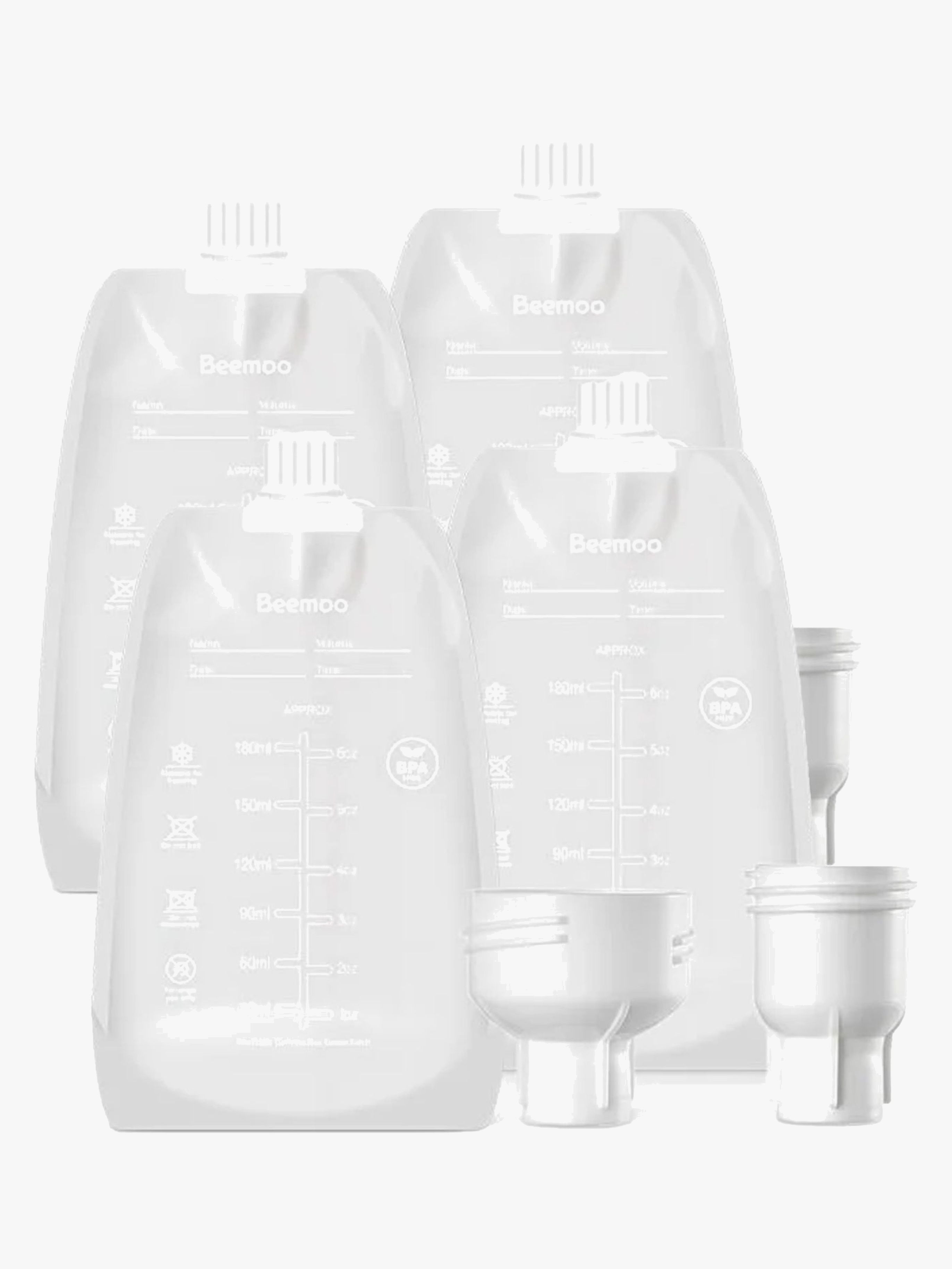 Beemoo CARE Muttermilchbeutel 180 ml, 60er-Pack