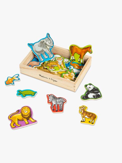 Melissa & Doug Tiermagnete aus Holz 20 Teile