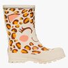 Viking Jolly Print Gummistiefel, Cream