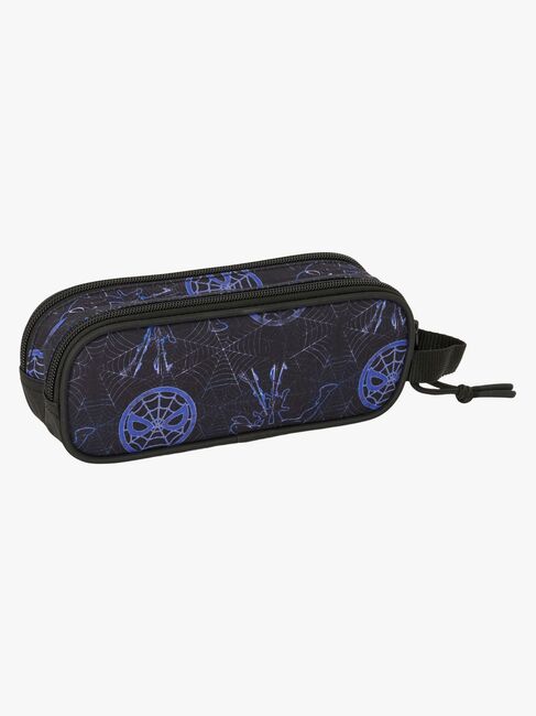 Marvel Spider-Man Doppel-Federmäppchen Attack, Schwarz/Blau