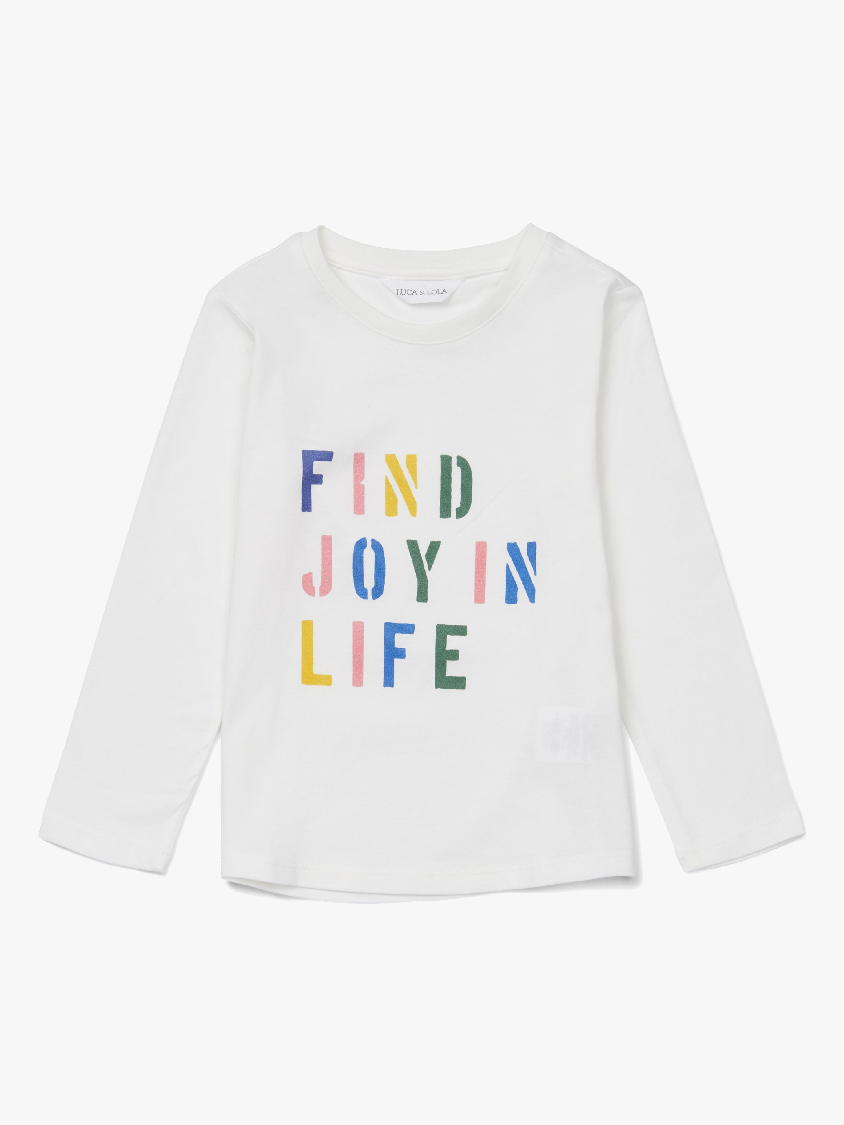 Prato Langärmliges T-Shirt, Offwhite 110–116