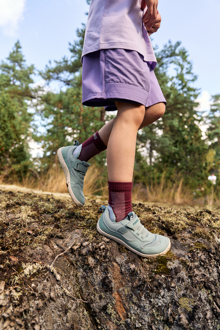 Reima Telmin Jr Barefoot Sneaker, Stone Green