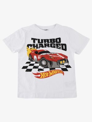 Hot Wheels T-Shirt, Weiß