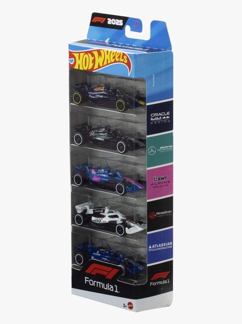 Hot Wheels F1 Autos Die-Cast 1:64 5er-Set