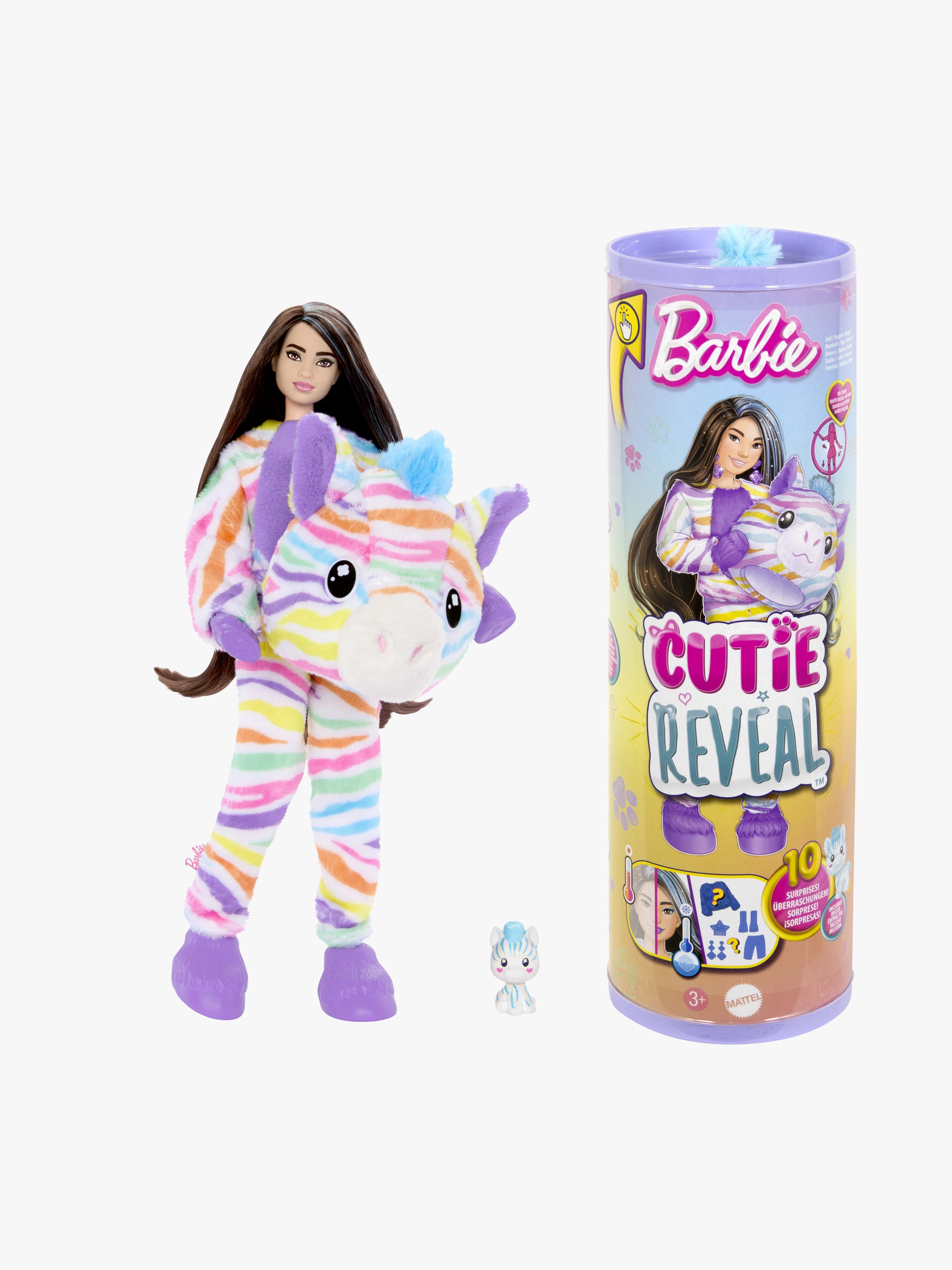 Cutie Reveal Puppe mit Regenbogen-Zebra