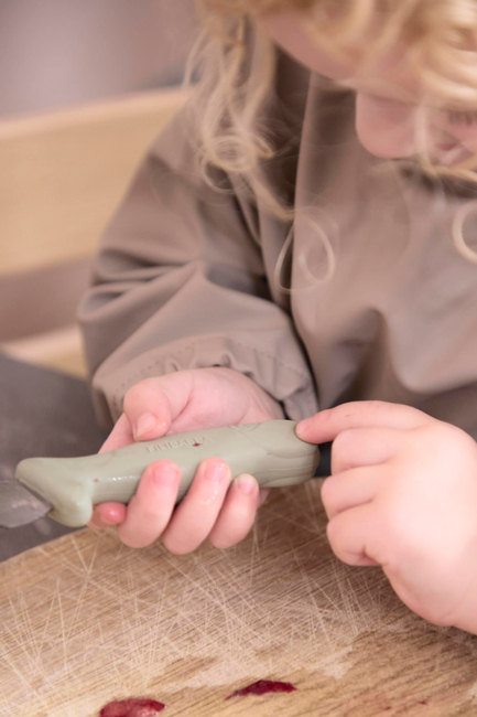 FILIBABBA Kindermesserset 2er-Pack, Powder Blue/Green