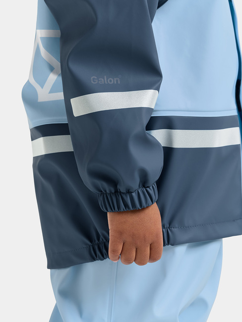 Didriksons Boardman Gefüttertes Regenset, Light Sea Blue