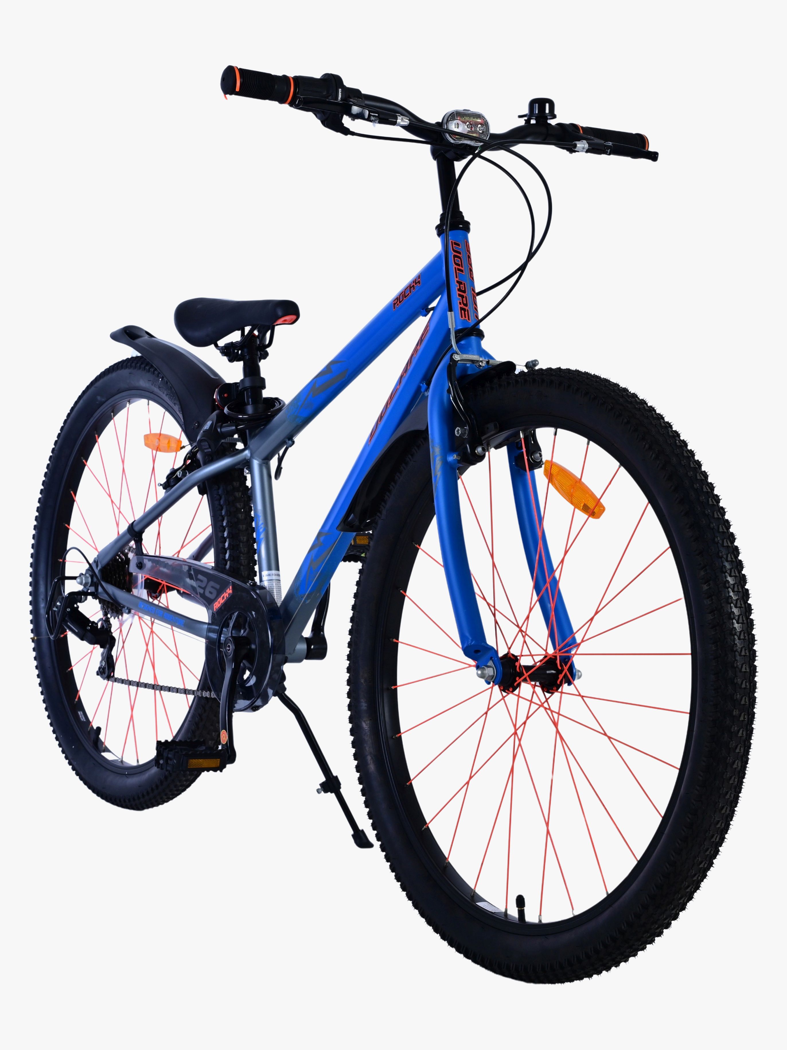 Volare Rocky Kinderfahrrad 26 Zoll, Blau