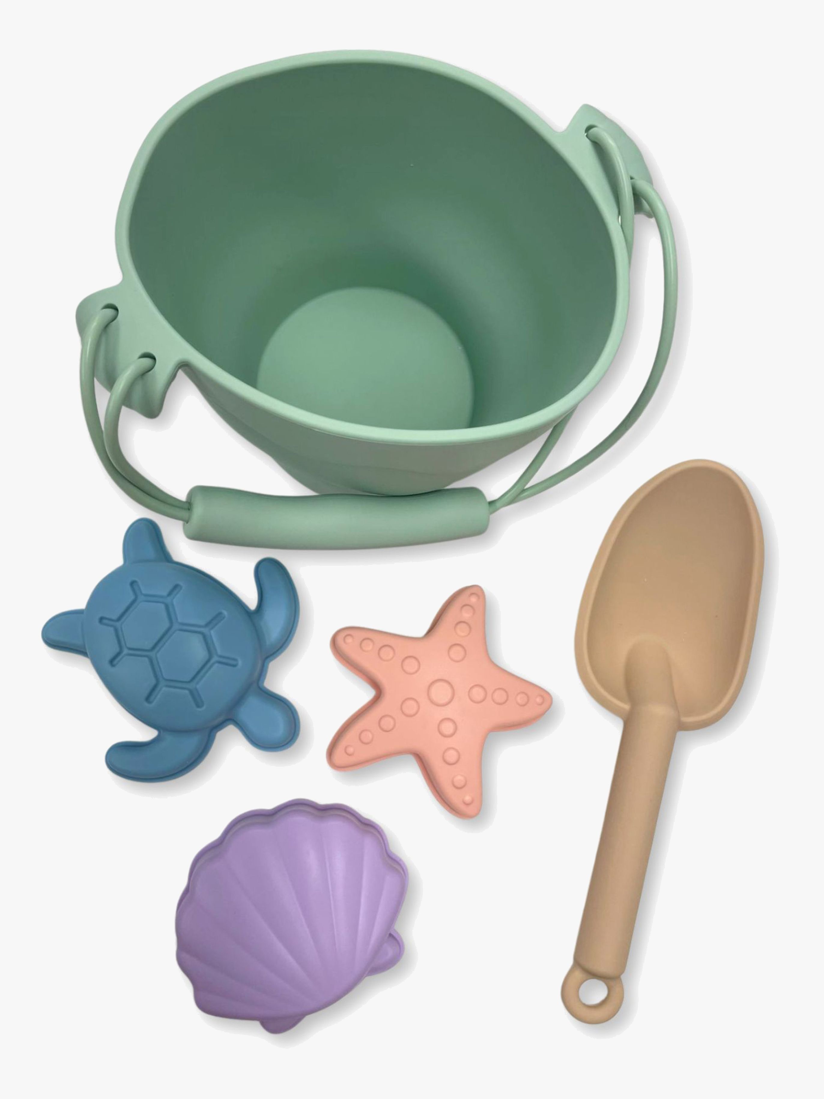 Swim Essentials 5-teiliges Strandset aus Silikon, Pastel