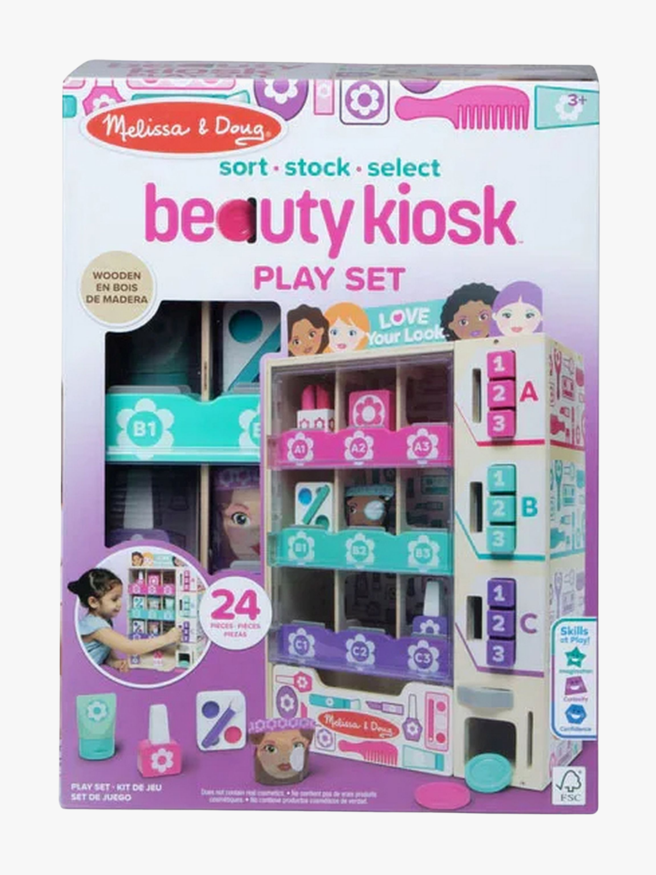 Melissa & Doug Spielset Verkaufsautomat Beauty-Kiosk