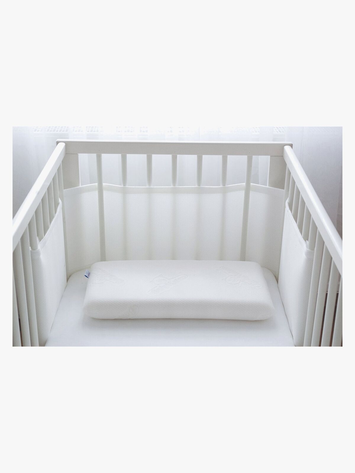 BabyMatex Bump Air Randschutz 30 x 360 cm Atmungsaktiv, Weiß 