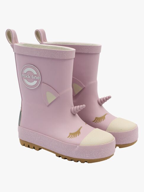 Mikk-Line Unicorn Gummistiefel, Mauve Shadows