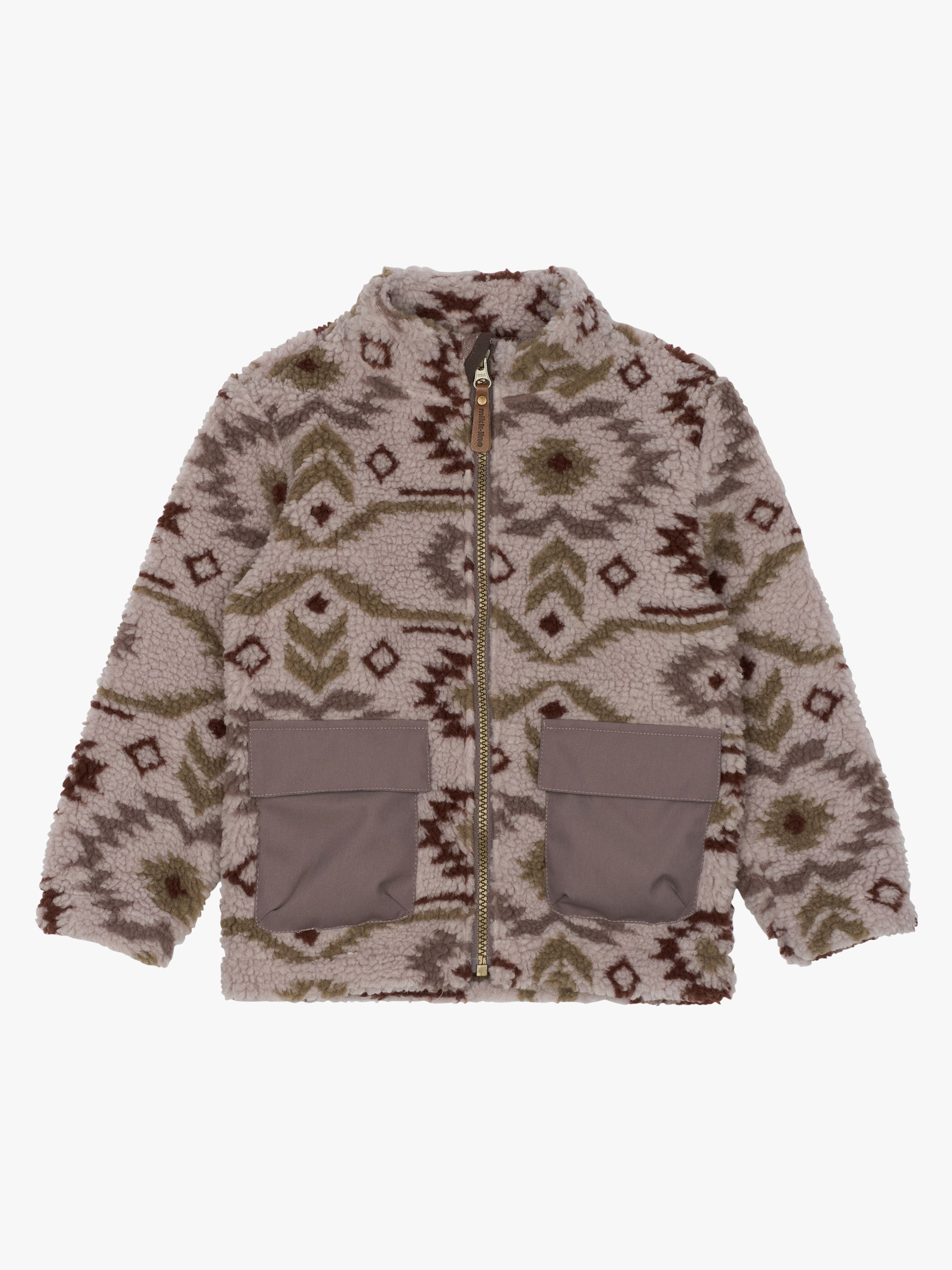 Mikk-Line Teddyjacke, Cloud Gray, 104