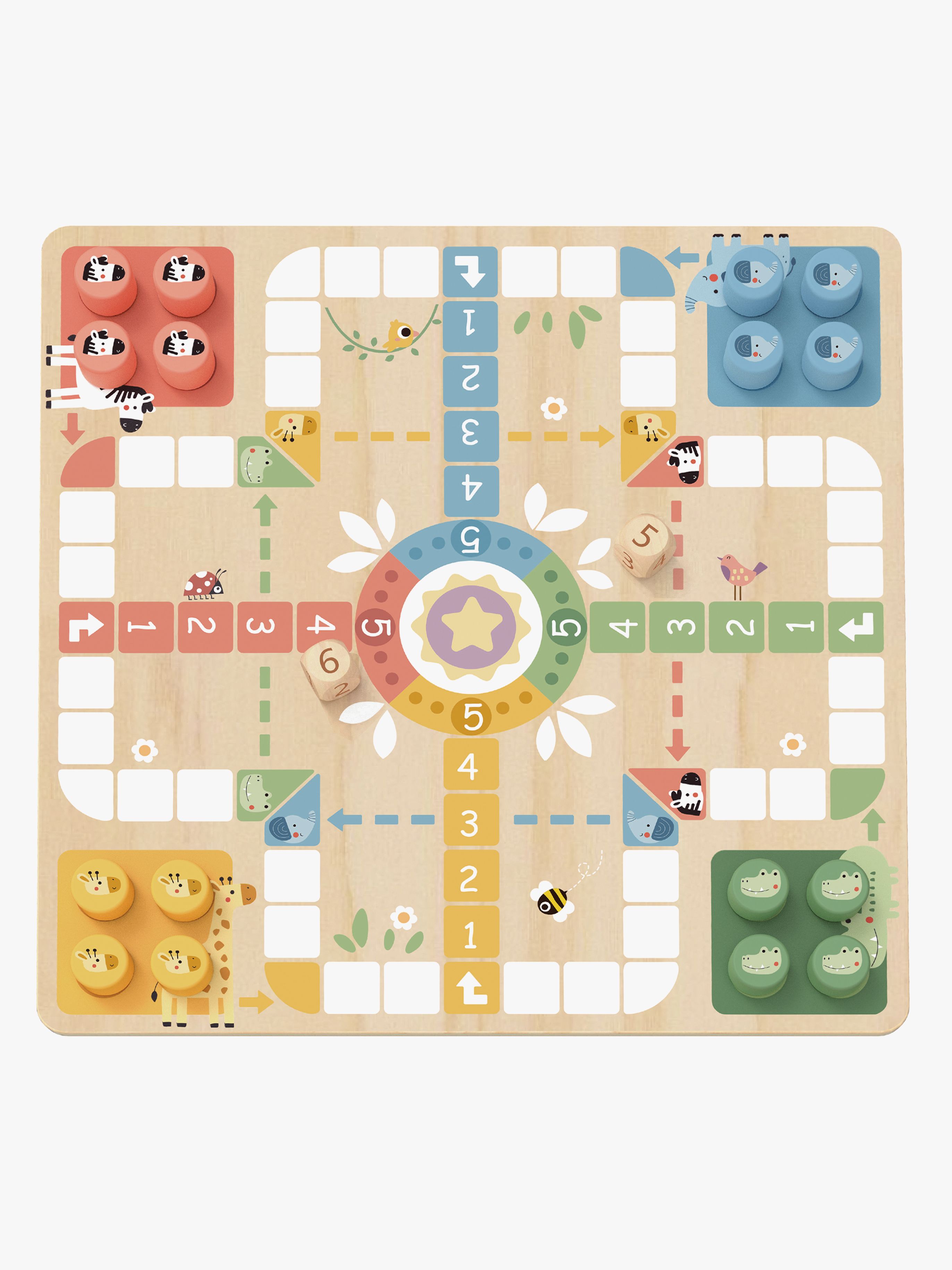 Ludo Brettspiel 2-in-1