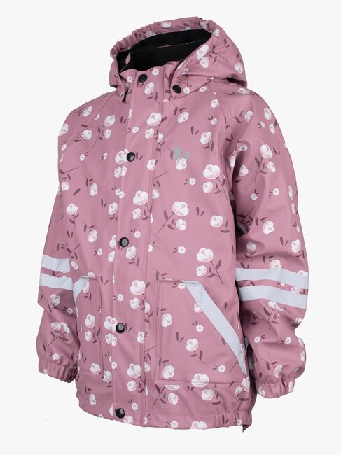 Lindberg Lekhyttan Gefüttertes Regenset, Dahlia/White