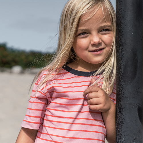 Didriksons Mynta T-Shirt, Le Rand Multi Rouge