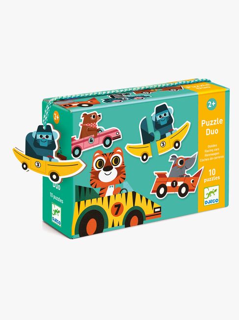 Djeco Duo Puzzle Rennwagen 20 Teile