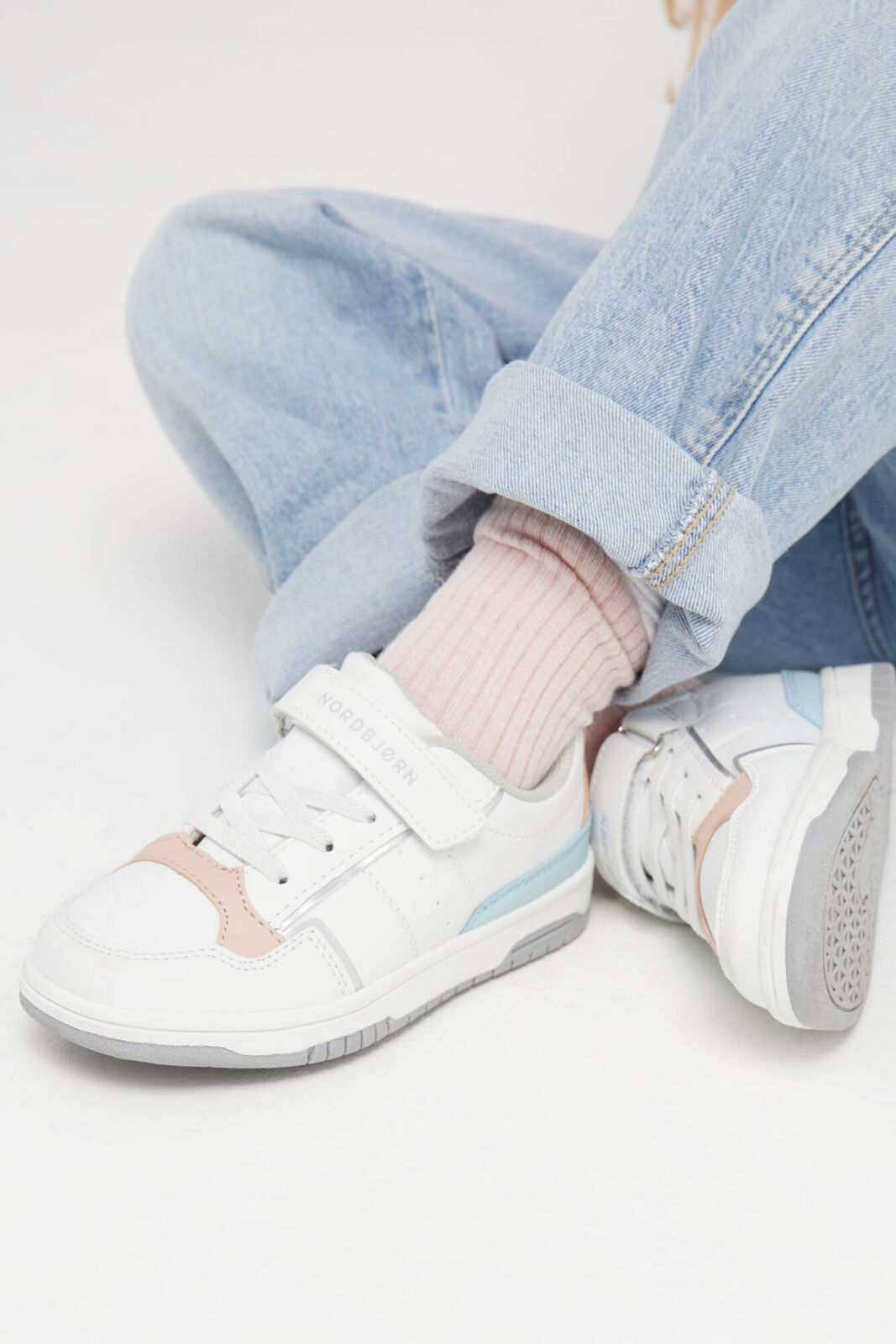 Nordbjørn Fido Sneaker, Weiß/Rosa