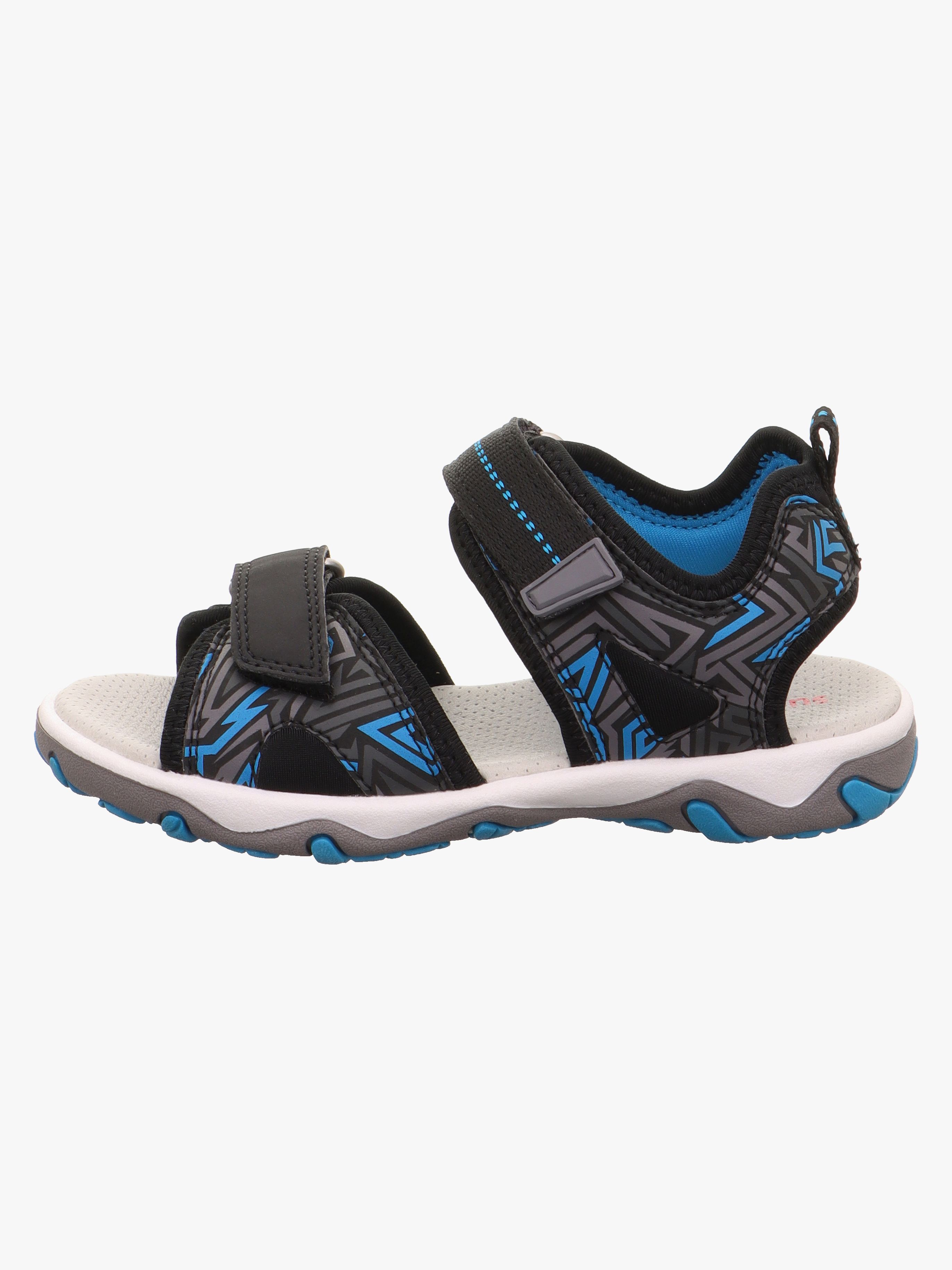 Superfit Mike 3.0 Kinder Sandalen, Schwarz/Türkis, 26