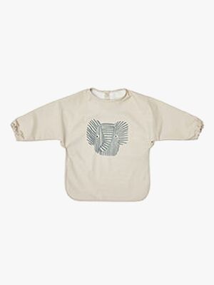 OYOY Erik Elefant Langärmliges Lätzchen, Beige