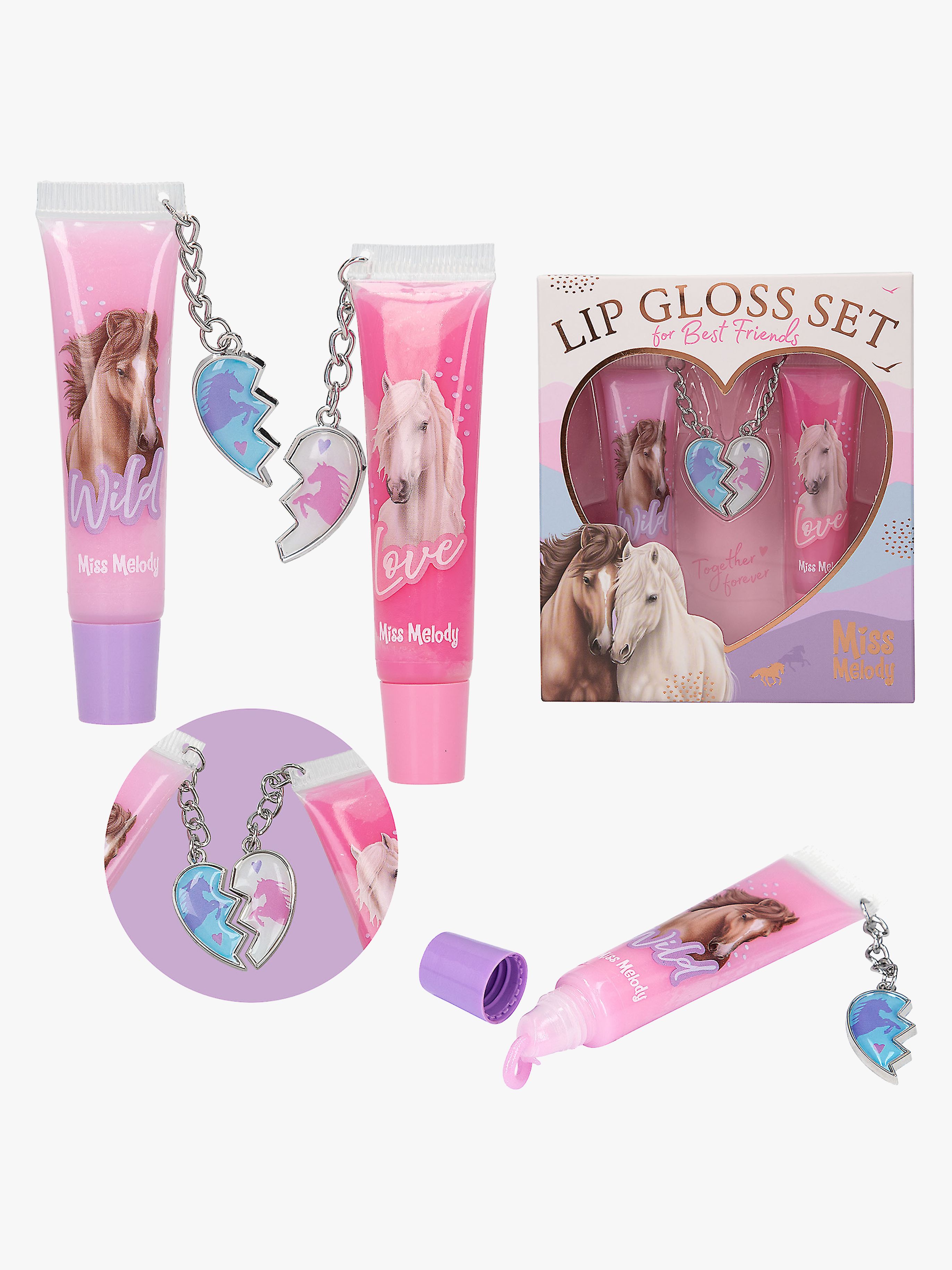Miss Melody Lipgloss mit Anhänger BFF 2er-Pack