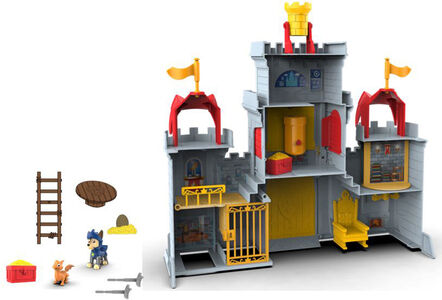 Paw Patrol Rescue Knights Castle HQ Spielzeugschloss-Set, Grau