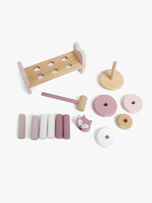 PolarB Stapelspielzeug & Hammerbank, Fuchs