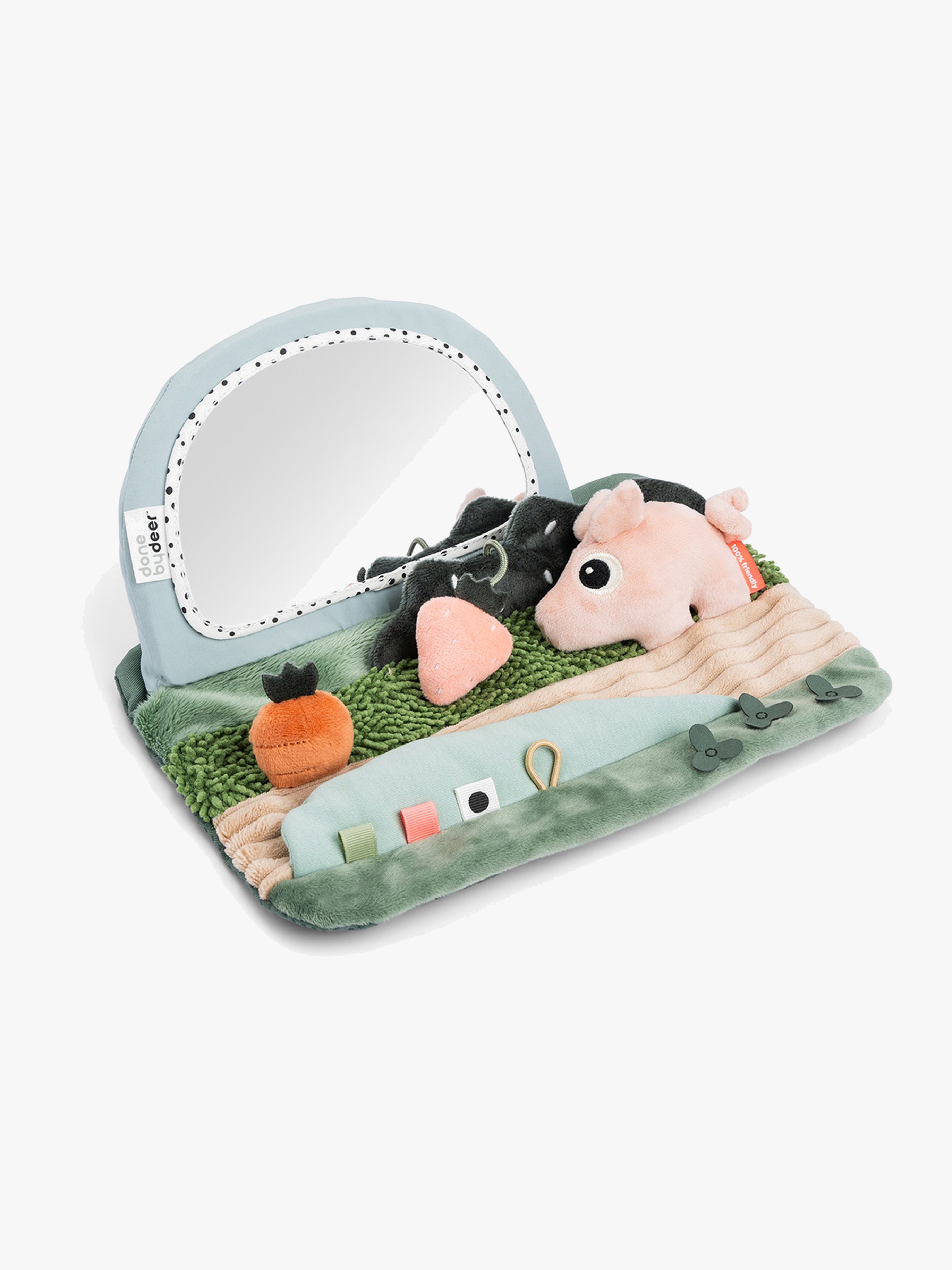 Tiny Farm Tummy Time Mirror Aktivitätsspielzeug, Babyspielzeug