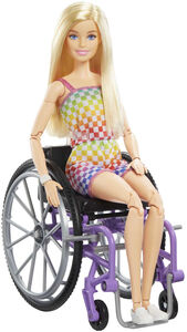 Barbie Fashionista Puppe mit Rollstuhl, Blond